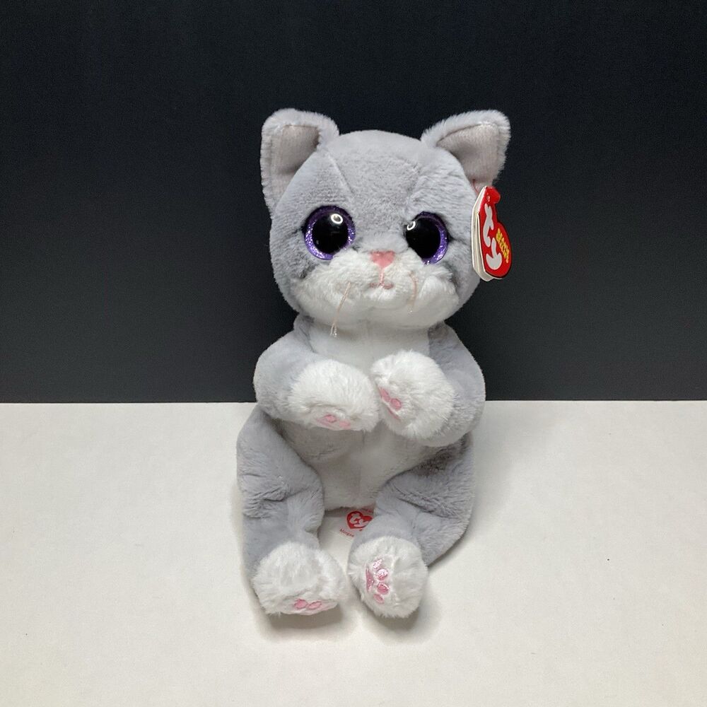 Ty Beanie Baby Bellies Morgan the Cat 6 Inches Plush Stuffed Toy 2023 NEW